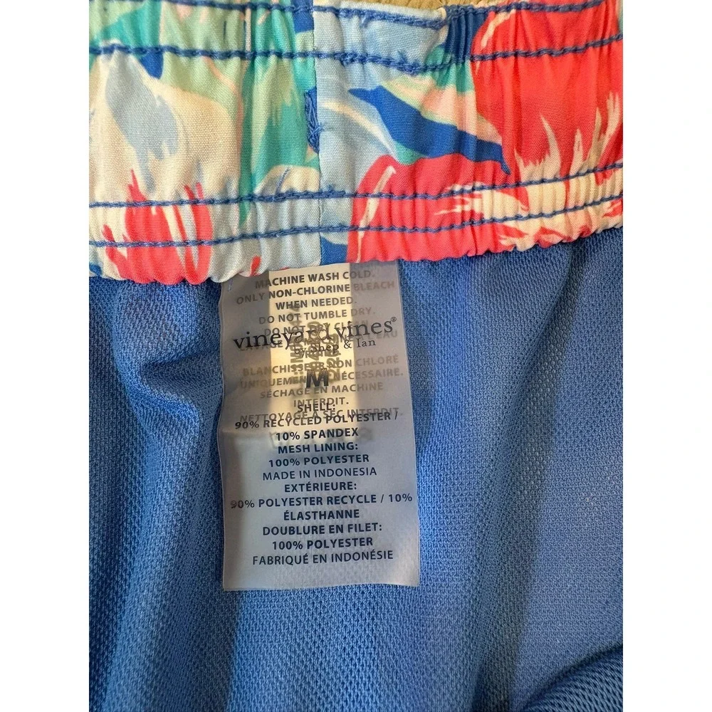 Vineyard Vines Chappy Swim Trunks Men Medium Floral  Multicolor 7